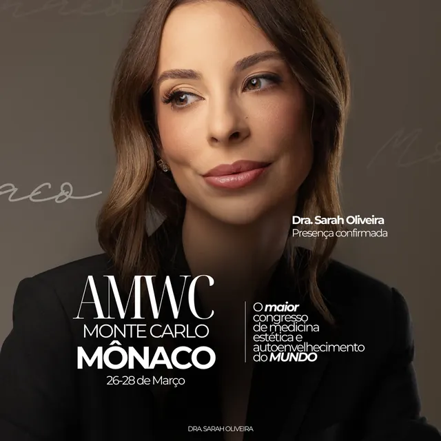 Dra. Sarah Oliveira a caminho do AMWC, em Mônaco